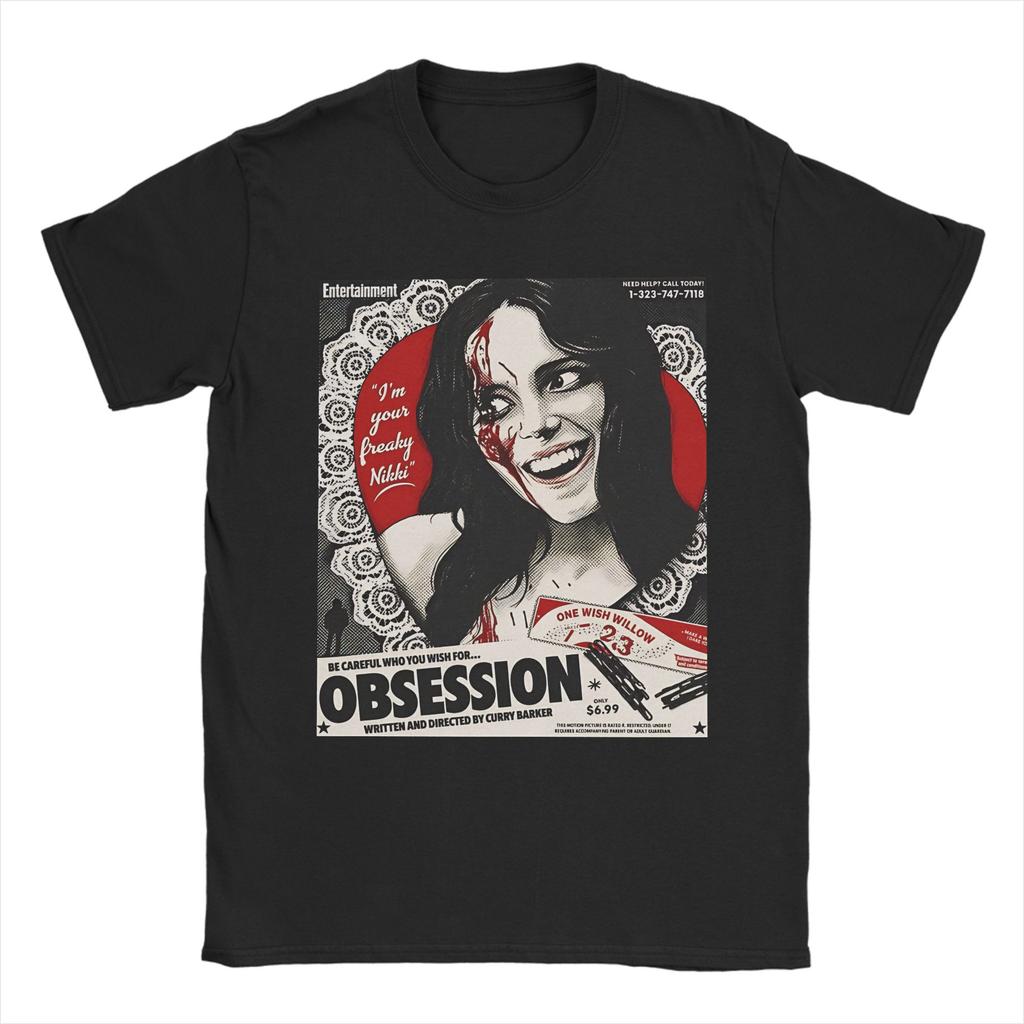 Unisex Unisex TShirt Obsession Movie 2026 Obsession Humorous 100 Cotton Tees Short Sleeve T Shirt O Neck Tops Graphic