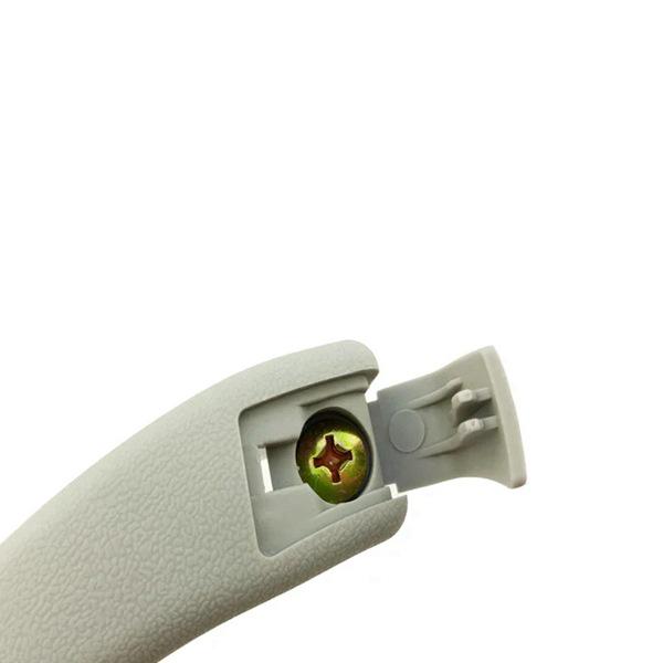 Car Roof Pillar Handles, Beige Plastic, Set of 2 (Left & Right), Model MB769617.