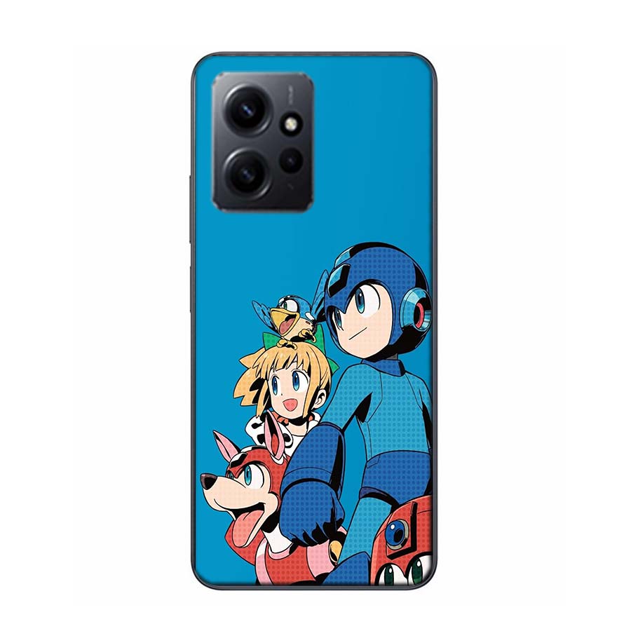 Game M-Megaman R-Rockman Phone Case For Redmi 12 13C 12C 15C 9 10 10C Note 13 Pro Plus 14 15 Pro 9T 9C 9A TPU Soft Cover Clear C