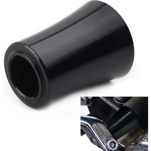 GZYF Motorcycle Aluminum Shaft Spacer Heel Shift Lever Eliminator Foot Control Shaft Cap for Harley Road Glide for Road King Electra Glide Street