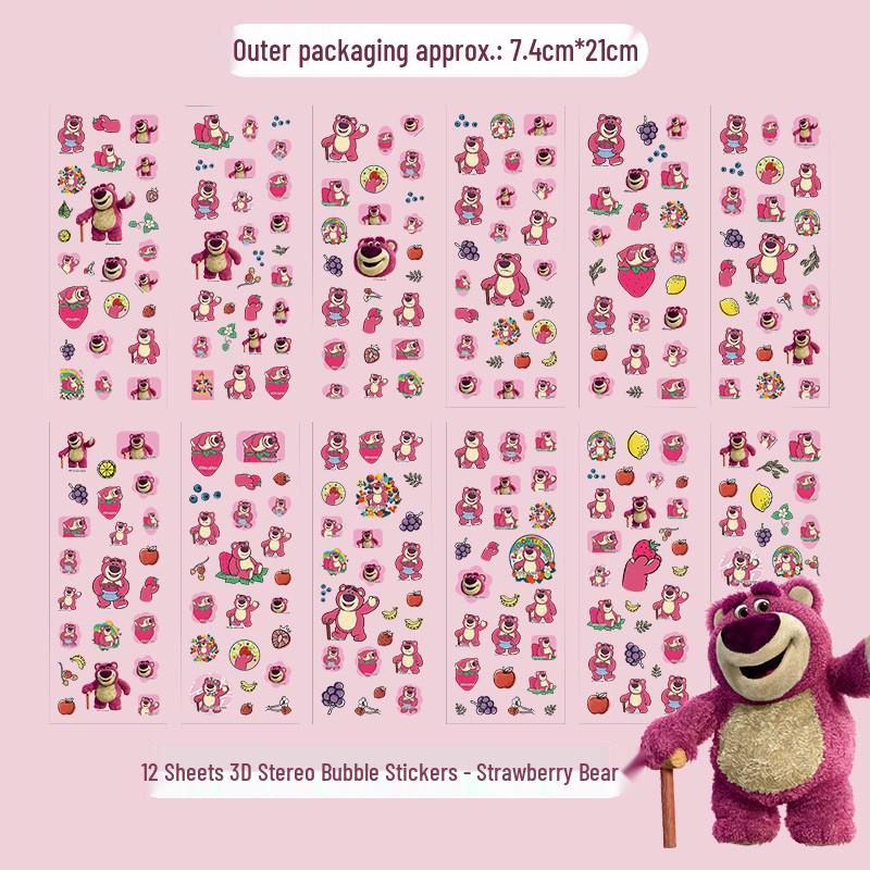 Paw Patrol Princess 3D Bubble Stickers for Kids – Baby Reward & Kindergarten Fun!