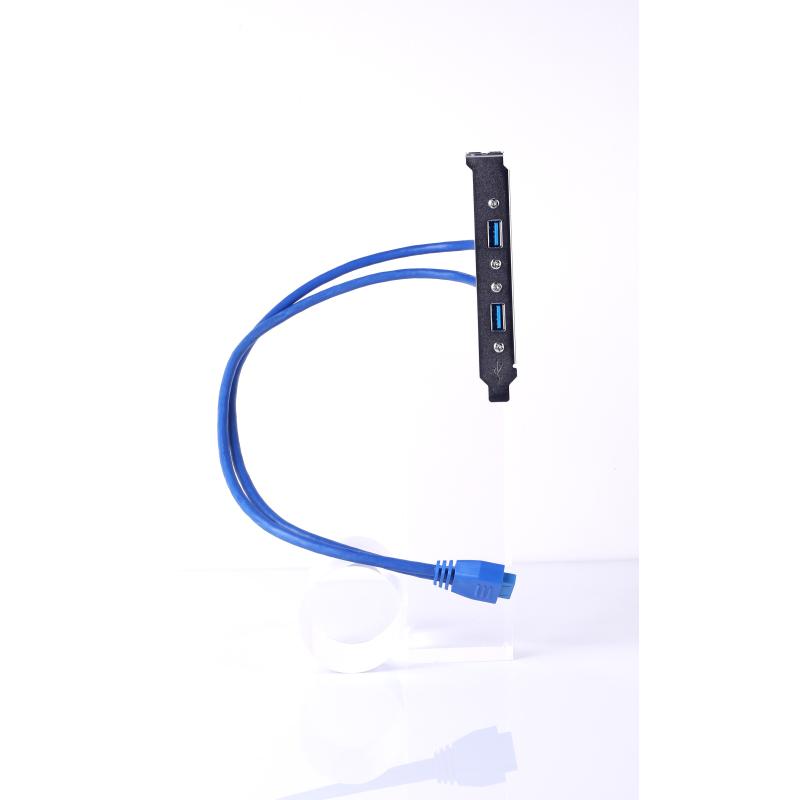 Buy 50cm Baffle Adapter 20 Pin to Dual Usb3.0 Baffle Extension Cable at