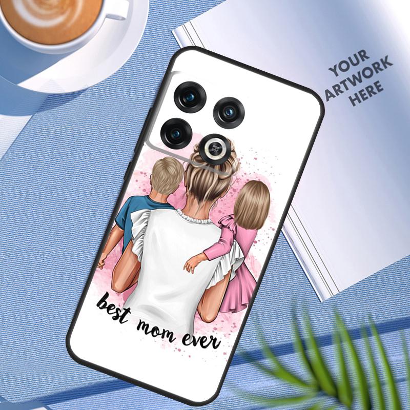 Baby Mom Daughter Girl Son Dad Case For OnePlus 12 11 12R 10 9 Pro 10R 9R 8T 10T Nord 2 2T CE 3 Lite CE4 N10 N20 N30 Cover