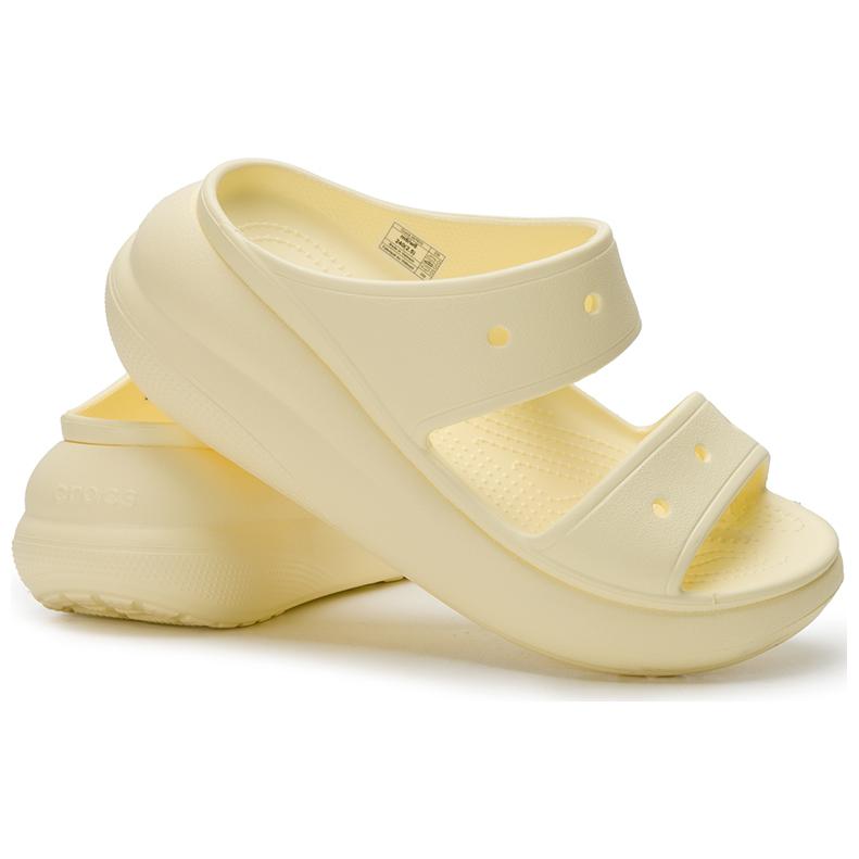 Crocs Slide Slippers Women's Light Yellow