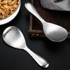 Rice Paddle Spoon Stainless Steel Rice Spatula Thickened Non Stick Rice Scooper for Rice Mashed Potato Salads Kitchen Utensils