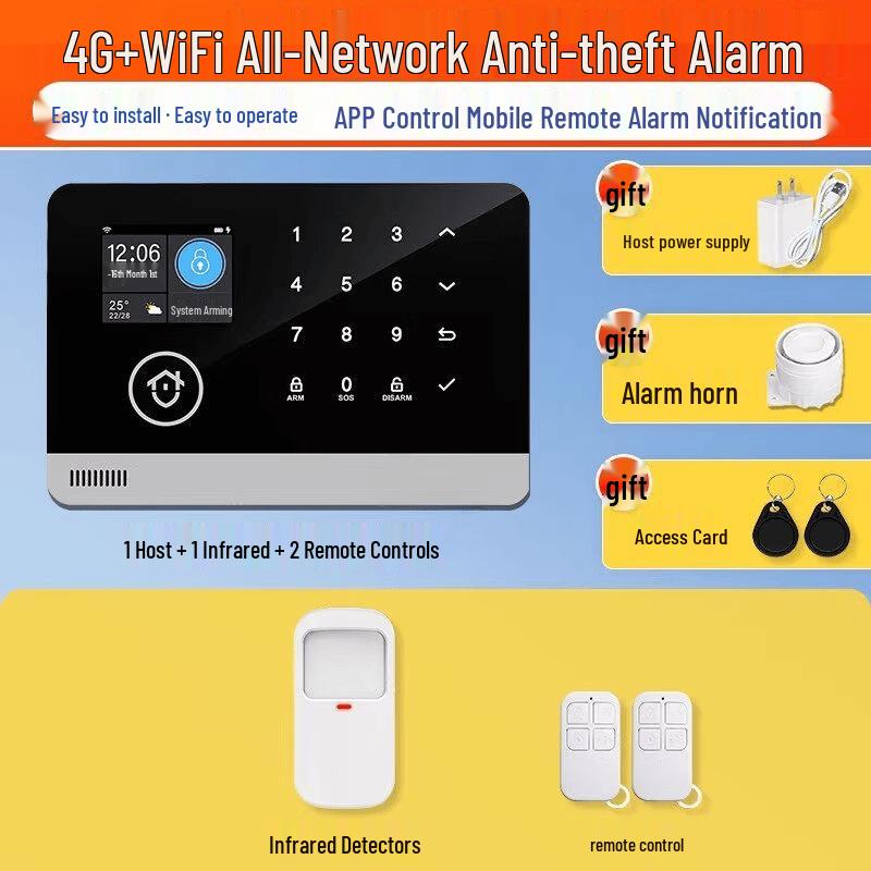 Deer Color Wireless Home Security Alarm System