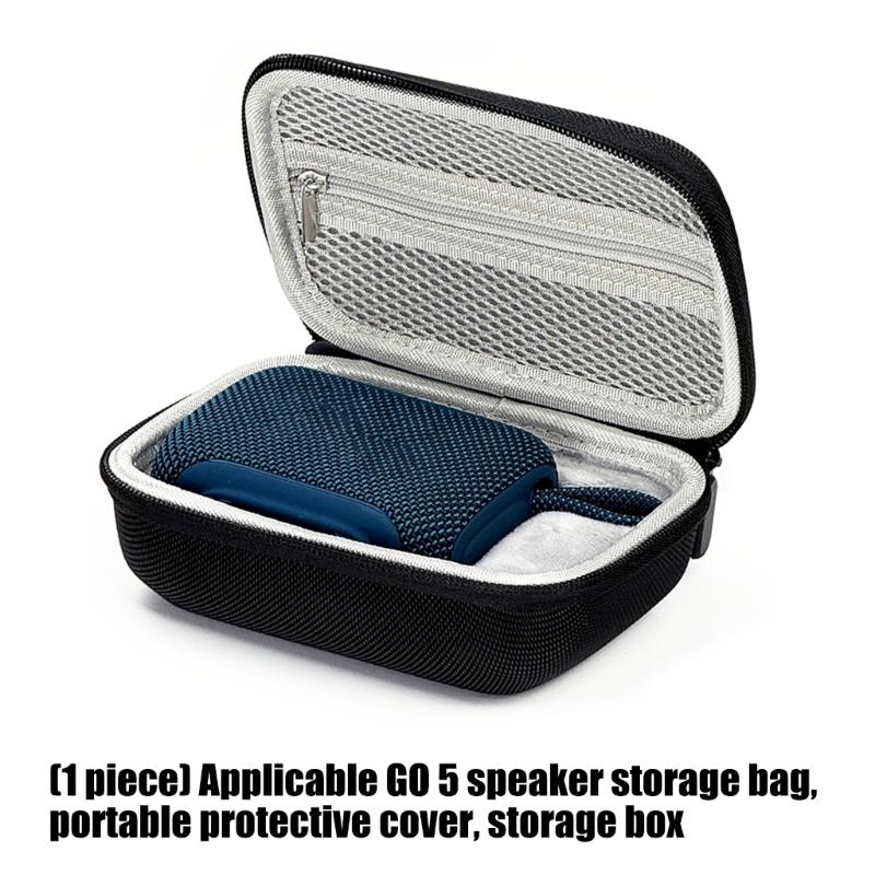 Travel Friendly Storage Bag For GO 5 Small Music Device Case Shell Pouches Featuring Reinforced EVA Construction