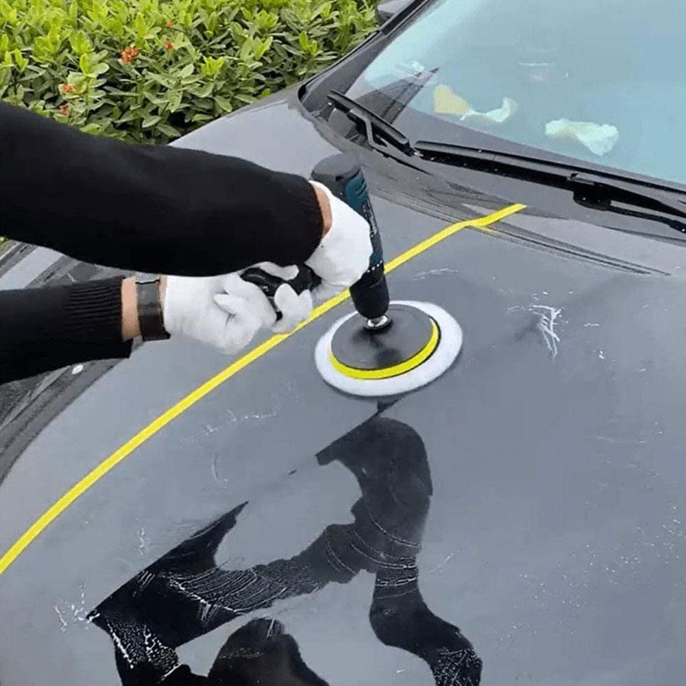 4Inch Polishing Kit Polishing Pad Car Waxing Sponge Disk Wool Wheel for Auto Body Beauty Polisher Washing Car Gadget Universal