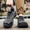Classic Gray Trekking Sneakers For Men Original Outdoor Breathable Men's Hiking Shoes Fashion Casual Non-slip Walking Shoes Man