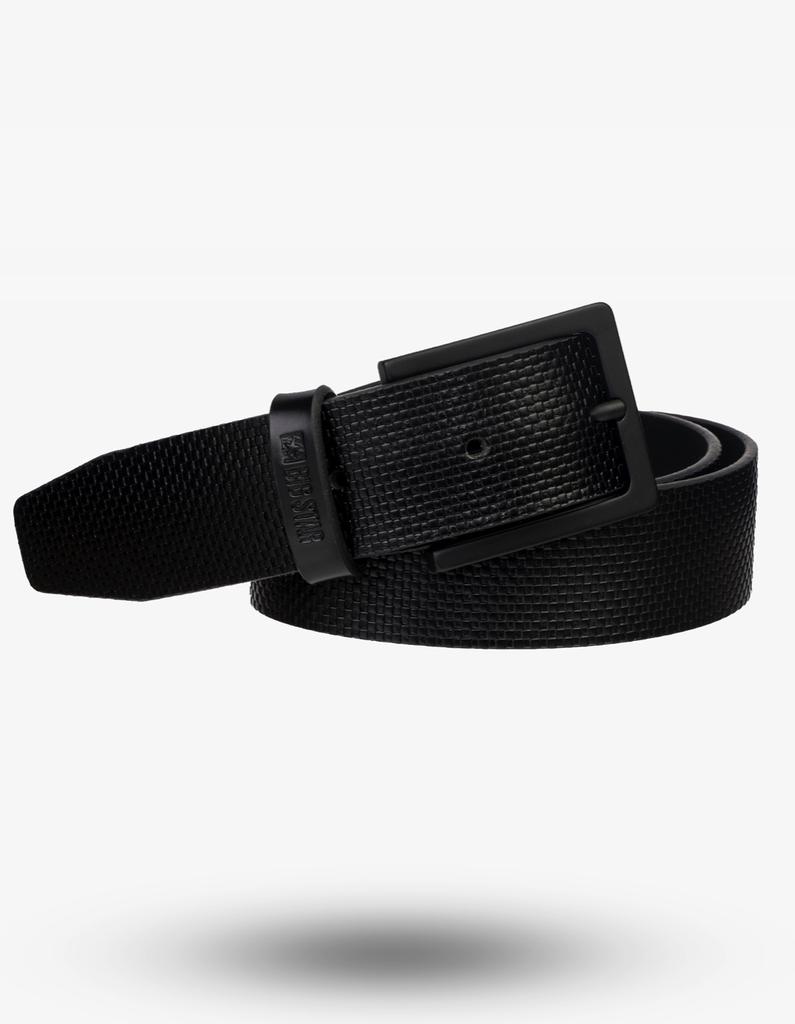 Big Star hh674112 unisex leather belt black | classic buckle