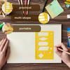 Flowchart Template Reusable Plastic Drawing Stencil Ruler With Multiple Patterns