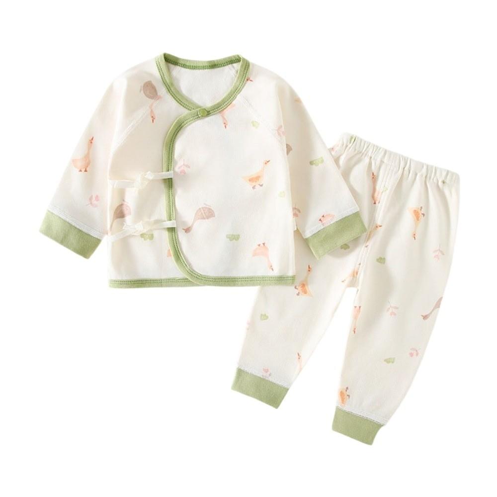 Cotton Baby Clothes Set Long Sleeve Newborn Bottoming Shirt Infant Sleepsuit Pajamas  Daily Wear