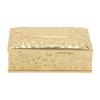 Gold Trinket Storage Box Zinc Alloy Metal Jewelry Box Jewelry Boxes Keepsake Box Home Decor