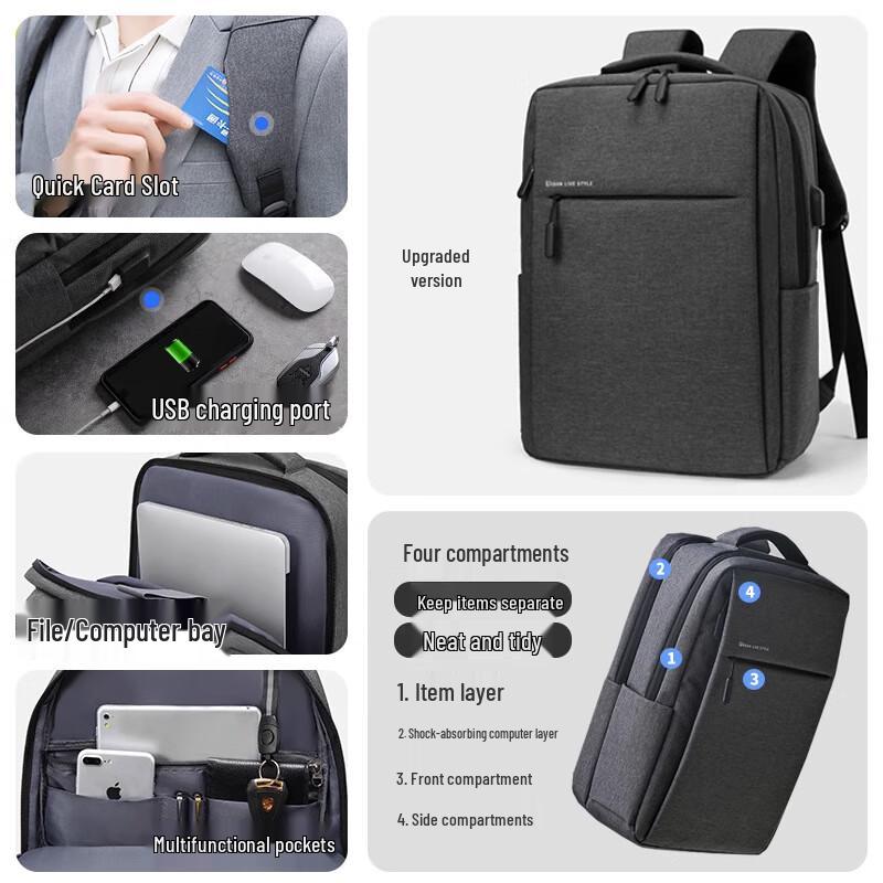FNS-04883 Business Laptop Backpack