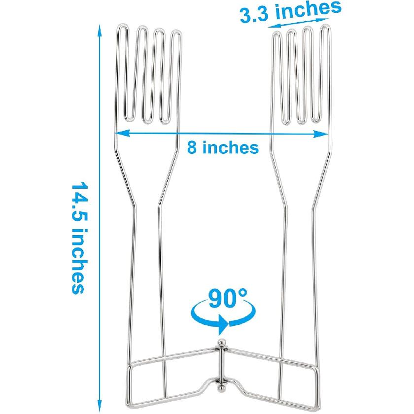 Kitchen Gloves Drying Rack, SUS 304 Stainless Steel Dish Gloves Holder