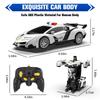 1:18 Remote Control Police Car/Robot Transformer - Spider Iron Man Edition