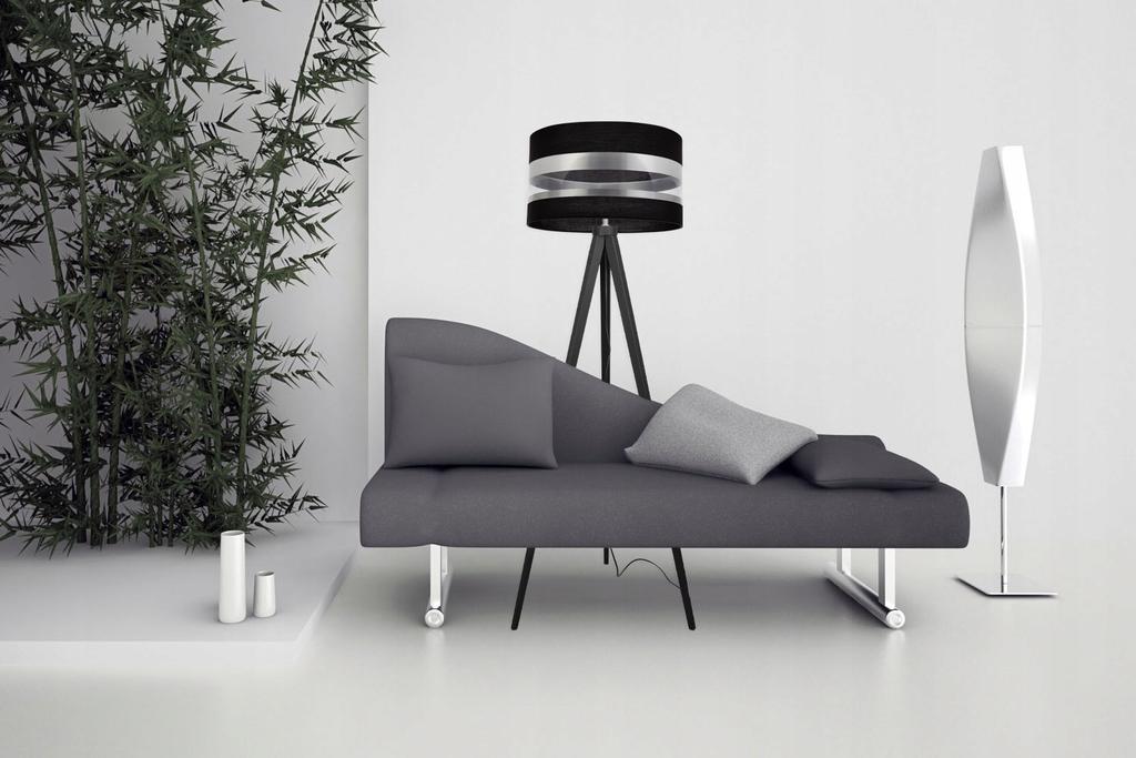Loft Tripod Floor Lamp Chrome Lampshade Led Selection