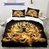 Dragon Ball Creative Bedding Set Comfortable Duvet Cover Pillowcases Lightweight for Bedroom