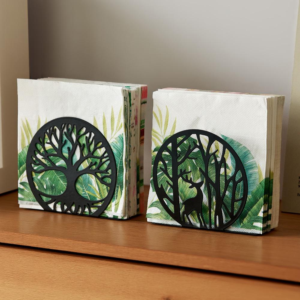 Neuer chinesischer Bartischplatte Café Dekoration Lebensbaum Wohnzimmer Serviettenaufbewahrungsständer