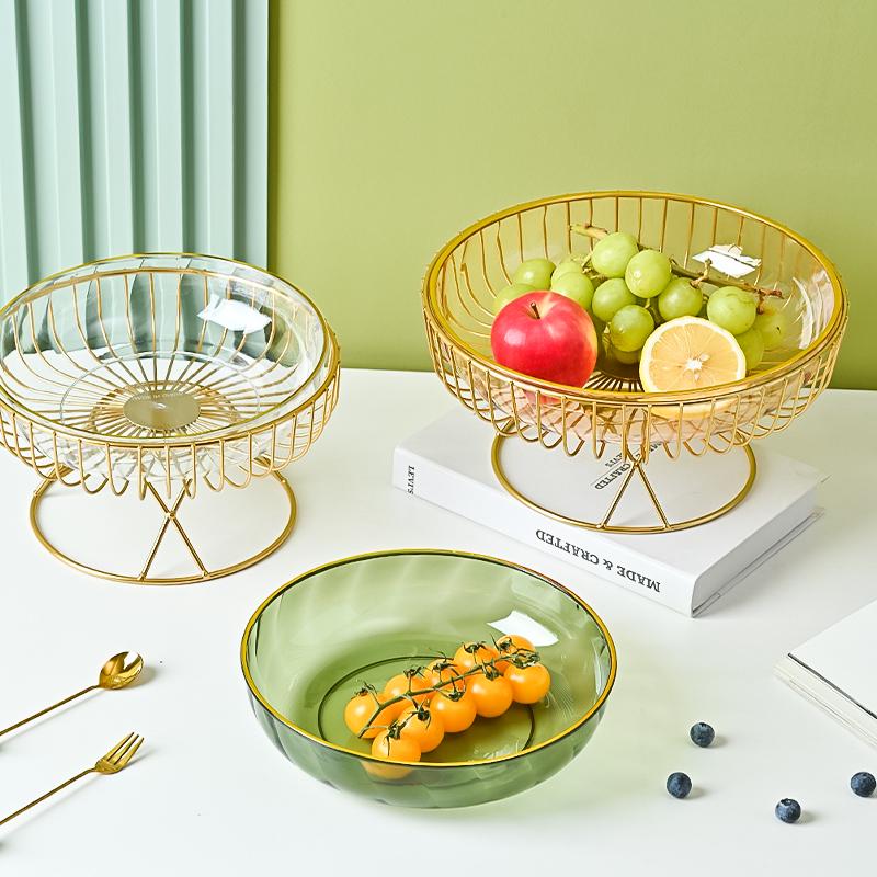Elegant Fruit and Snack Display Tray for Living Room Coffee Table