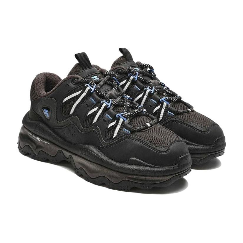 Fila Fusion Fabric Synthetic Leather Versatile Comfortable Shock Absorbing Wear Resistant Breathable Low Top Casual Shoes Men Sneaker T12M341113FBB
