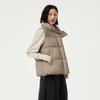 Tanbol Women's Short Stand Collar Down Vest