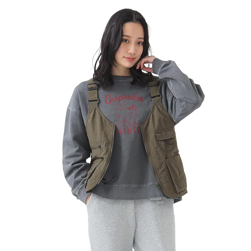 

[Beaming life store by BEAMS] down jacket vest tactical vest ladies DARK_OLIVE ONE SIZE