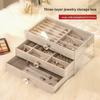 Jewelry Organizer Box With Dividers For Makeup And Accessories Storage For Home Office Use