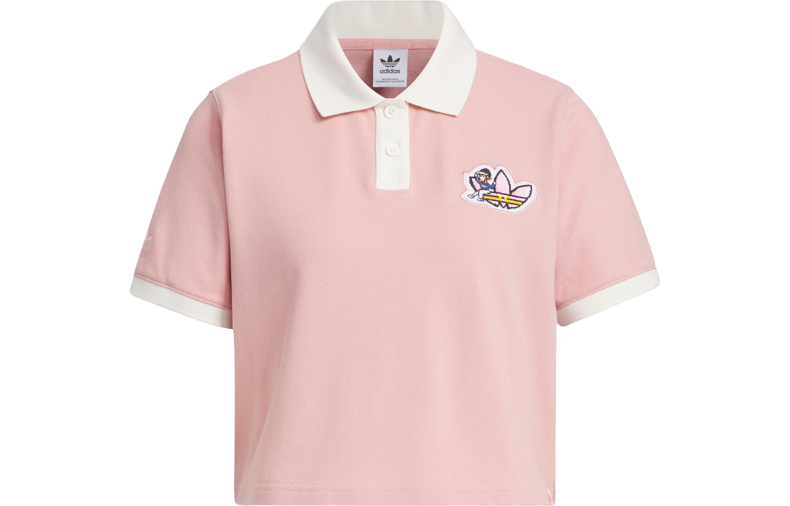 Adidas Originals Polo Shirt Women s Miracle Purple Pink IP1778 L