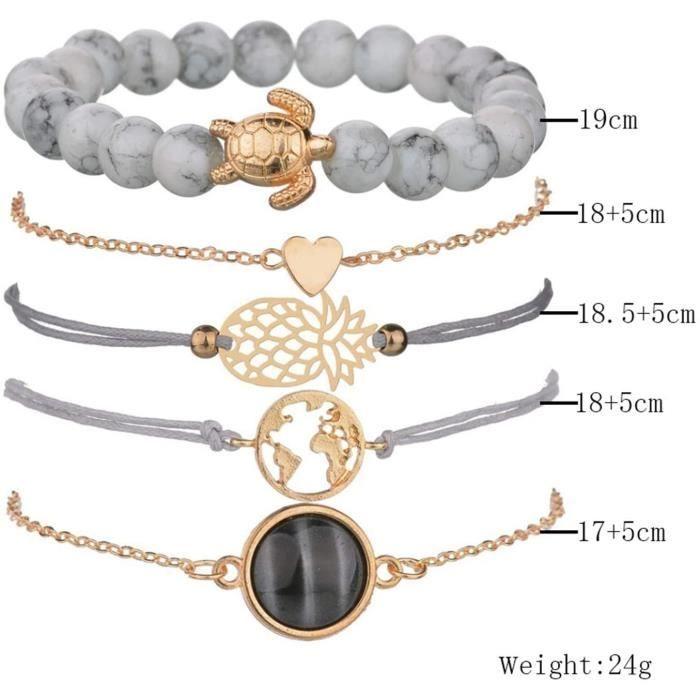 Goldenes Ananas-Armband für Damen und Mädchen - Armband - Armreif