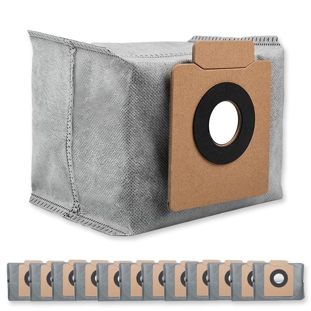 KGC Compatible Eufy X8 Pro X10 Pro Omni Replacement Dust Bags Robot Vacuum Cleaner Replacement Accessories Dust Pack Paper Pack Consumables / (10