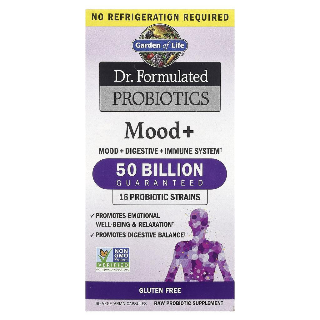 Doctor Formulated Probiotics, Mood Boost, 60 Veggie Caps
