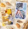 Retro Love Letter Whispers PVC Stickers: Set of 3 for Journal Decoration DIY