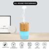 Wood Grain Aroma Diffuser  7 Colors, 2 Modes, Humidifies & Purifies Air  2 Oils