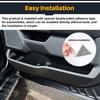 Door Anti-Kick Pad For Ford F-150 2021 2022 2023 2024 2025 LHD RHD Car Leather Carbon Mat Trim Accessories.