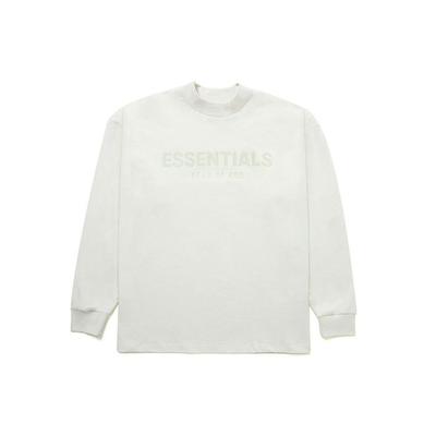 Fear of God Essentials Innersect Exklusives Langarm-T-Shirt Unisex Oberteile Mozzarella 125BT212091F
