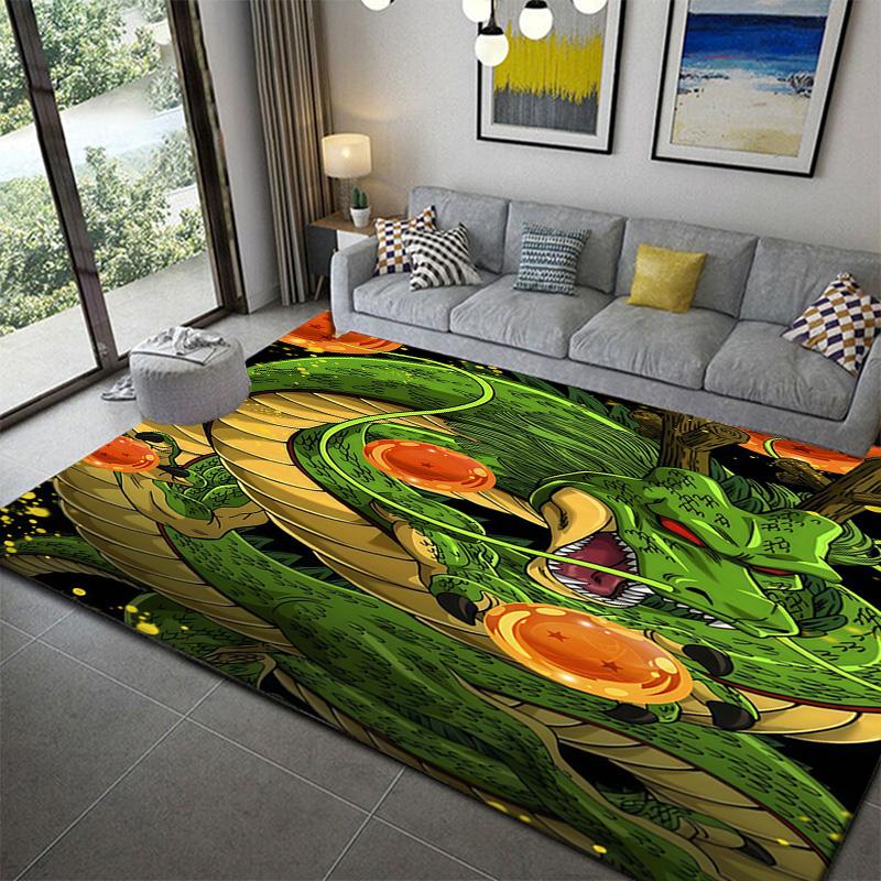 Soft Dragon Ball Theme Floor Rug for Home Decoranime soft washable cartoon floor carpet