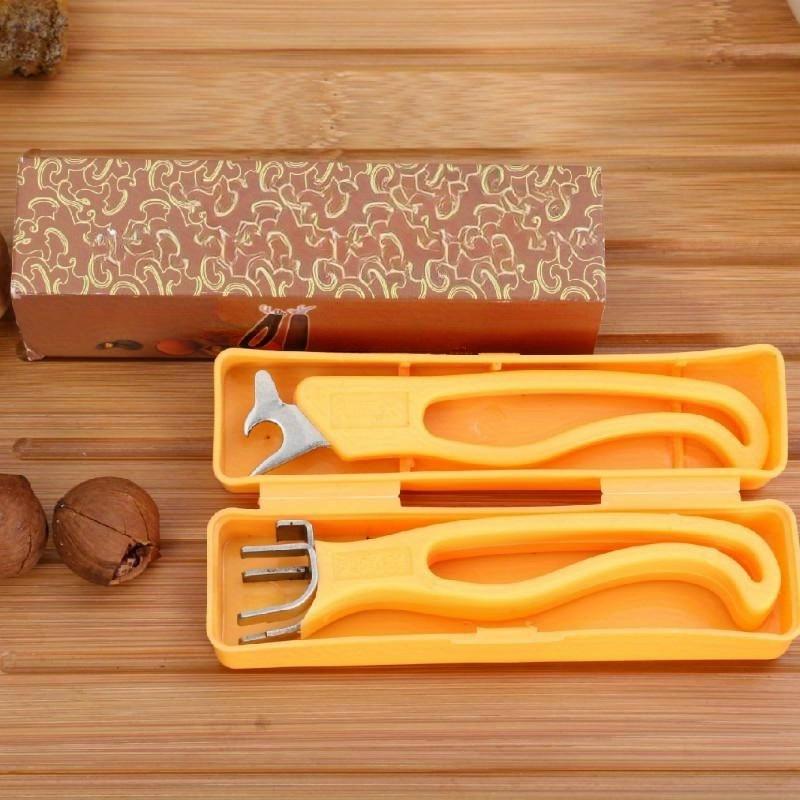 

Щипцы для грецких орехов из нержавеющей стали, шелушитель для орехов пекан, зажим для каштанов, портативный открывалка для орехов, кухонные аксессуары, гаджеты 1 set