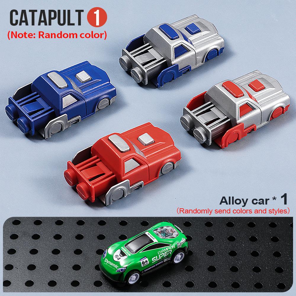 Creative catapult toy car combination - equipped with toy car