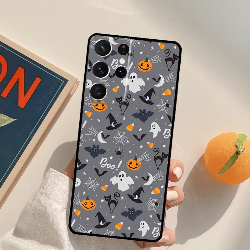 Halloween Aesthetic Phone Case For Samsung Galaxy S24 S25 S26 Ultra S20 S21 S22 S23 Plus S10 S25 FE Back Cover