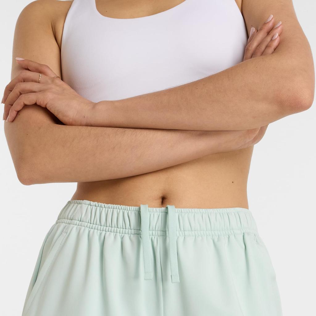 Lehké francouzské froté šortky 7 palců poloviční rychlé tréninkové CYS [New Balance] (Žádné vnitřní) (AWS51509) Kalhoty, Šortky, Šortky, Absorpční, Schnoucí, Nošení, Dámské