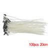 100Pcs Five Sizes 8/10/12/15/20 Cm Candle Sustainers Cotton Core Wicks For Diy