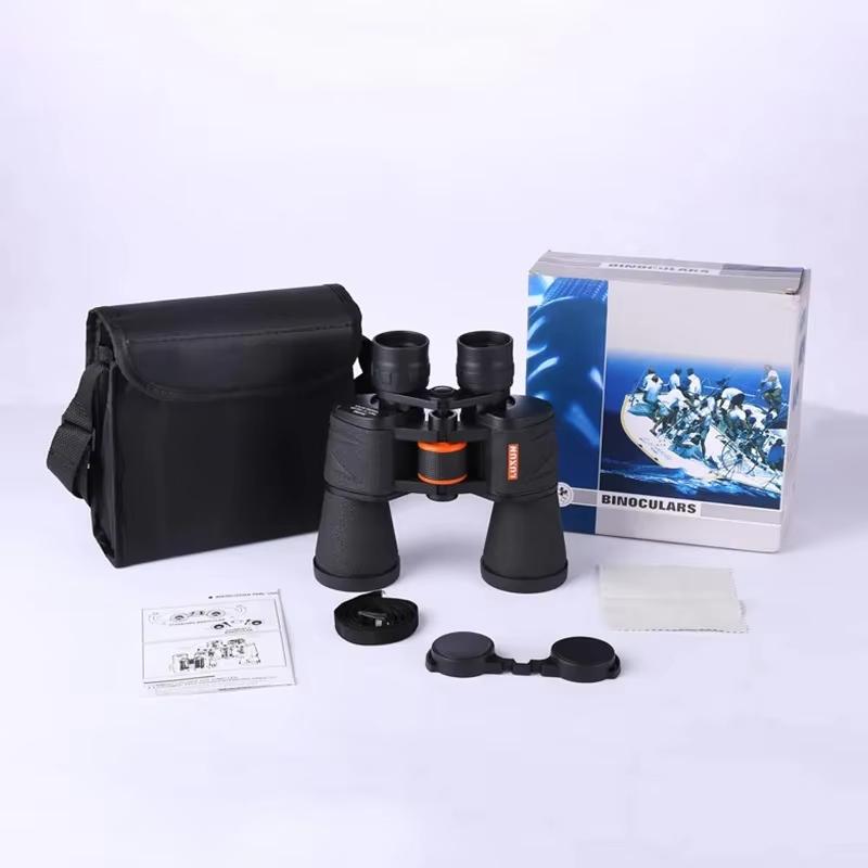 Professional Binoculars 20X50 Powerful Telescope Low Light BAK4-Prism Waterproof  Long Range Military Hunting Camping Equipment