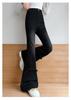 Girls' High Waist Raw Hem Tassel Denim Flare Pants - Autumn 2026 New Arrivals for Medium and Large Children