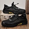 Fashion Breathable Mesh Mens Sneakers Lightweight Male Casual Shoes New Outdoor Walking Shoes Hollow Out Hiking Shoes Men Non-Slip Flats