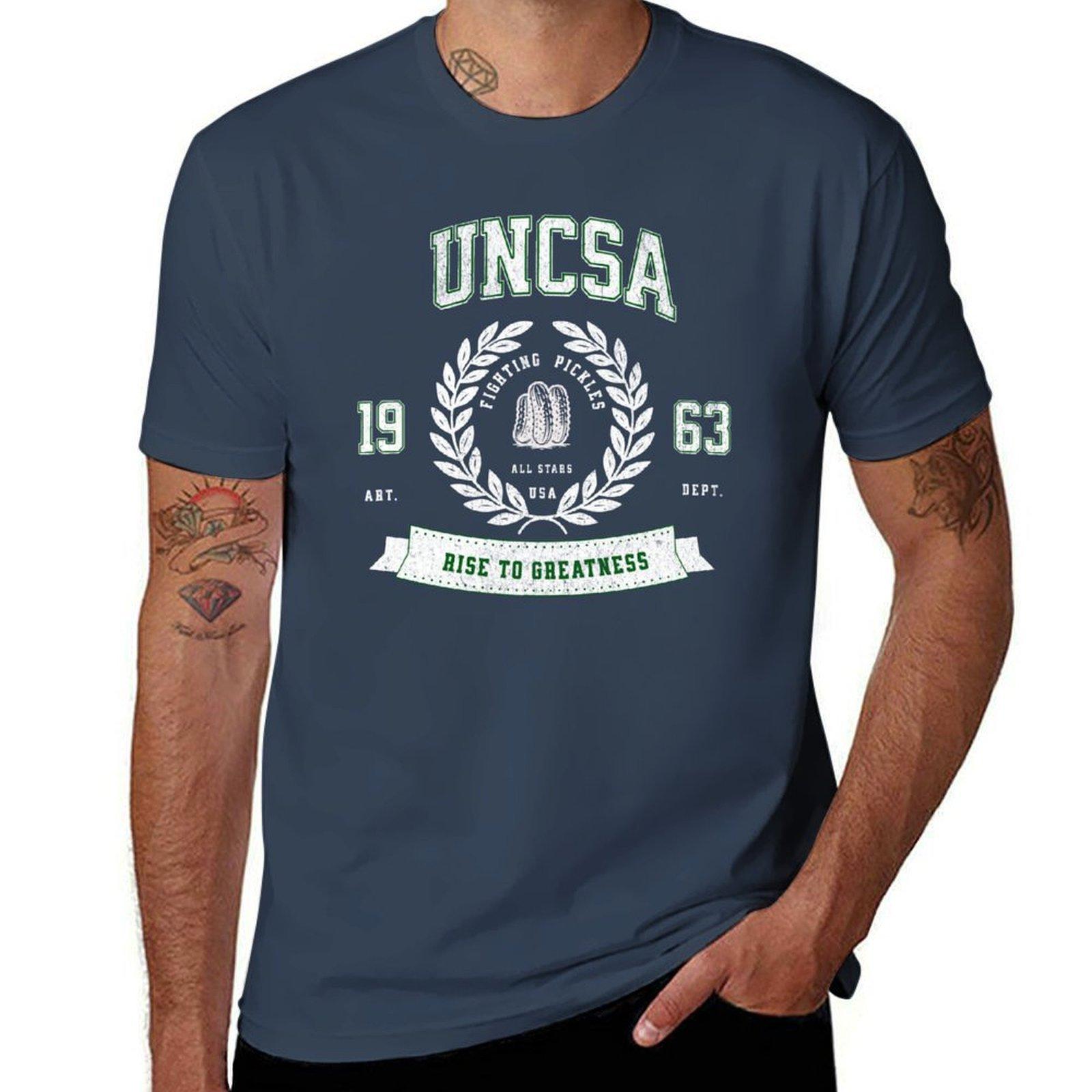 Old School UNCSA TShirt Sporty Breathable Short Sleeve TShirt S