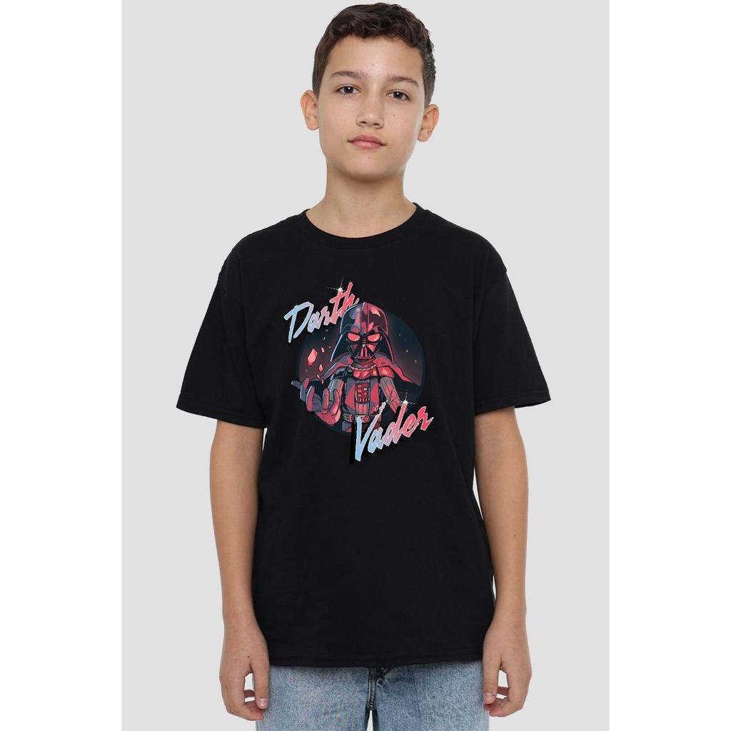 STAR WARS Dětské/dětské tričko Darth Vader Wave