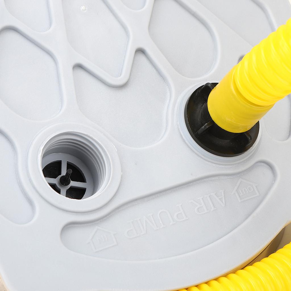 Tragbare Fußluftpumpe Kompakter Kunststoff für das Angeln Aufblasbares Boot Schlauchboot Kajak