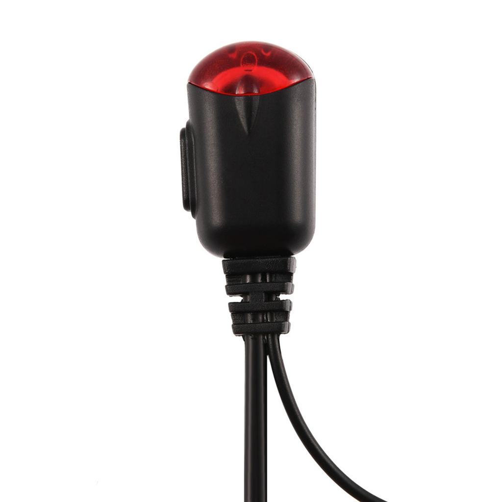 New 1Pin Acoustic Tube in Ear Earpiece W PPT Mic Red Light for 1 Way Radio Wakie Talkie earpiece indicator light