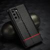 Carbon Fiber Leather Phone Case for Samsung S25/S24+/S23 Ultra/S21 FE
